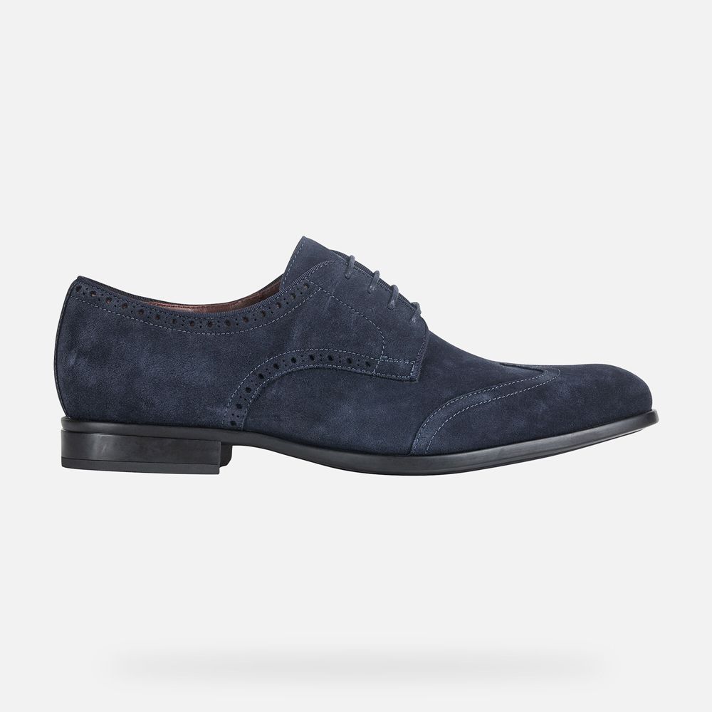 Sapatos Casuais Geox Homem Azul Marinho - Iacopo - HIZCK6978